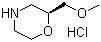 (S)-2-(Methoxymethyl)morpholine hydrochloride molecular structure (CAS 141196-38-5)