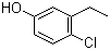 4-氯-3-乙基苯酚分子结构 (CAS 14143-32-9)