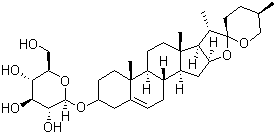 地索苷分子结构 (CAS 14144-06-0)