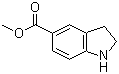 吲哚啉-5-甲酸甲酯分子结构 (CAS 141452-01-9)
