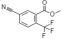 5-氰基-2-(三氟甲基)苯甲酸甲酯分子结构 (CAS 1415089-89-2)
