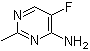 5-氟-2-甲基-4-嘧啶胺分子结构 (CAS 1416372-67-2)