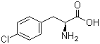 L-4-氯苯丙氨酸分子结构 (CAS 14173-39-8)