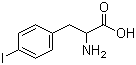 DL-对碘苯丙氨酸分子结构 (CAS 14173-41-2)