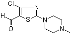 4-Chloro-2-(1-methyl-4-piperazinyl)-5-thiazolecarboxaldehyde molecular structure (CAS 141764-88-7)
