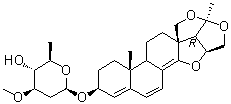 Stauntoside C molecular structure (CAS 1417887-91-2)