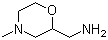(4-Methylmorpholin-2-yl)methanamine molecular structure (CAS 141814-57-5)