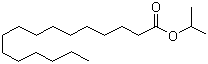 棕榈酸异丙酯分子结构 (CAS 142-91-6)