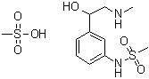 阿米福林甲磺酸盐分子结构 (CAS 1421-68-7)