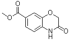 3,4-Dihydro-3-oxo-2H-1,4-benzoxazine-7-carboxylic acid methyl ester molecular structure (CAS 142166-00-5)