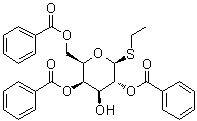 乙基 硫代-beta-D-吡喃半乳糖苷 2,4,6-三苯甲酸酯分子结构 (CAS 1423018-01-2)