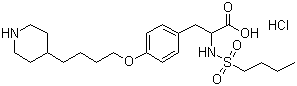 盐酸替罗非班分子结构 (CAS 142373-60-2)