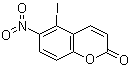 5-碘-6-硝基-2H-1-苯并吡喃-2-酮分子结构 (CAS 142404-10-2)