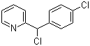 2-[Chloro(4-chlorophenyl)methyl]pyridine molecular structure (CAS 142404-69-1)