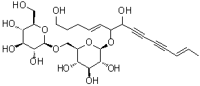 Lobetyolinin molecular structure (CAS 142451-48-7)