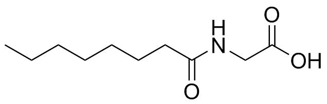 辛酰甘氨酸分子结构 (CAS 14246-53-8)