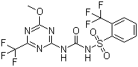 Tritosulfuron molecular structure (CAS 142469-14-5)