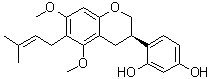 粗毛甘草素 D分子结构 (CAS 142561-10-2)