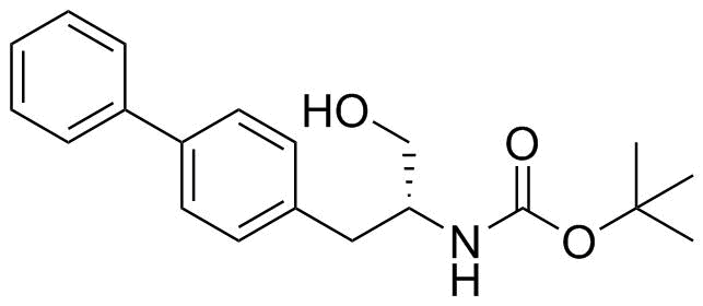 N-[(1R)-2-[1,1'-Biphenyl]-4-yl-1-(hydroxymethyl)ethyl]carbamic acid 1,1-dimethylethyl ester molecular structure (CAS 1426129-50-1)