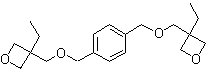 1,4-双[(3-乙基-3-氧杂环丁基甲氧基)甲基]苯分子结构 (CAS 142627-97-2)