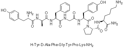 7-L-赖氨酰胺-皮啡肽分子结构 (CAS 142689-18-7)