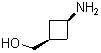 顺式-3-氨基-环丁烷甲醇分子结构 (CAS 142733-66-2)