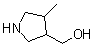 4-Methyl-3-pyrrolidinemethanol molecular structure (CAS 1427400-88-1)