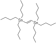 反式-1,2-双(三丁基锡烷基)乙烯分子结构 (CAS 14275-61-7)