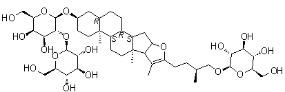 知母皂苷 B分子结构 (CAS 142759-74-8)