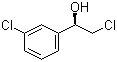 (R)-2-氯-1-(3-氯苯基)乙醇分子结构 (CAS 142763-10-8)