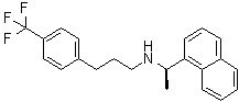 (alphaR)-alpha-甲基-N-[3-[4-(三氟甲基)苯基]丙基]-1-萘甲胺分子结构 (CAS 1428185-71-0)