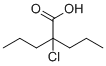 2-氯-2-丙基戊酸分子结构 (CAS 143100-15-6)