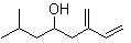 2-甲基-6-亚甲基-7-辛烯-4-醇分子结构 (CAS 14314-21-7)