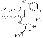 CCT 241533 盐酸盐分子结构 (CAS 1431697-96-9)