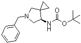 N-[(7R)-5-(Phenylmethyl)-5-azaspiro[2.4]hept-7-yl]carbamic acid 1,1-dimethylethyl ester molecular structure (CAS 1432056-70-6)
