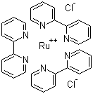 三(2,2'-联吡啶)二氯化钌分子结构 (CAS 14323-06-9)