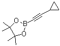 2-(2-Cyclopropylethynyl)-4,4,5,5-tetramethyl-1,3,2-dioxaborolane molecular structure (CAS 1432491-43-4)