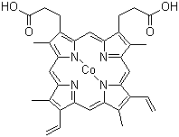 原卟啉钴分子结构 (CAS 14325-03-2)