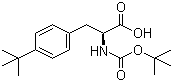 Boc-L-4-tert-Butylphenylalanine molecular structure (CAS 143415-62-7)