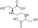 N,N'-乙基二-L-半胱氨酸分子结构 (CAS 14344-48-0)