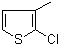 结构式 CAS# 14345-97-2, 2-氯-3-甲基噻吩