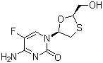 Emtricitabine molecular structure (CAS 143491-57-0)