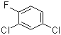 2,4-二氯氟苯分子结构 (CAS 1435-48-9)
