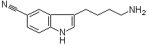3-(4-Aminobutyl)-1H-indole-5-carbonitrile molecular structure (CAS 143612-85-5)