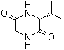 (R)-3-异丙基哌嗪-2,5-二酮分子结构 (CAS 143673-66-9)