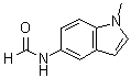 N-(1-甲基-1H-吲哚-5-基)甲酰胺分子结构 (CAS 143797-97-1)