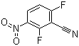 2,6-二氟-3-硝基苯腈分子结构 (CAS 143879-77-0)