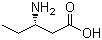 (S)-3-氨基戊酸分子结构 (CAS 14389-77-6)