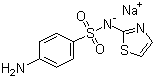 磺胺噻唑钠分子结构 (CAS 144-74-1)