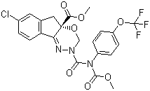 茚虫威分子结构 (CAS 144171-61-9)